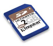 Karta SD Utimate 2 GB od Kingstona