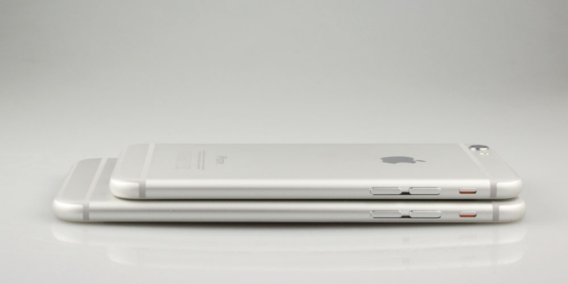 iPhone 6 i iPhone 6 Plus - widok z boku