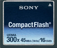 Sony Compact Flash 16 GB - pojemnie i szybko
