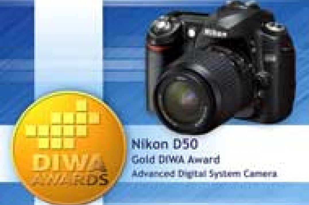 Złoty medal DIWA dla Nikona D50