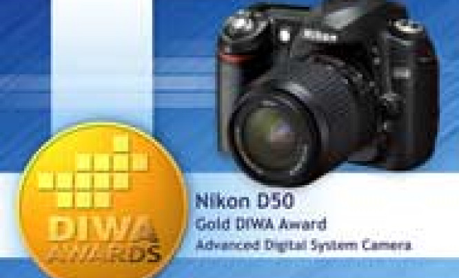  Złoty medal DIWA dla Nikona D50