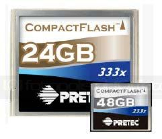 Compact Flash Preteca - 48 GB pojemności