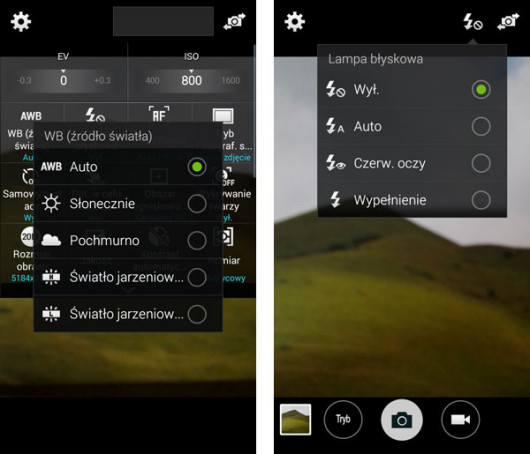 Samsung Galaxy K Zoom - menu
