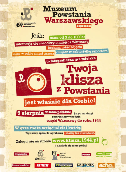 Finał gry miejskiej "Twoja Klisza z Powstania"