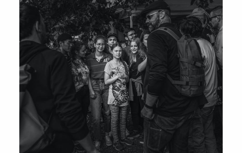 fot. Hermann Bredehorst / Decade of Change
19 lipca 2019 r., Berlin, Niemcy. Szwedzka aktywistka ekologiczna Greta Thunberg bierze udział w proteście „Piątki dla przyszłości”, domagając się pilnych działań w celu zwalczania zmian klimatycznych.