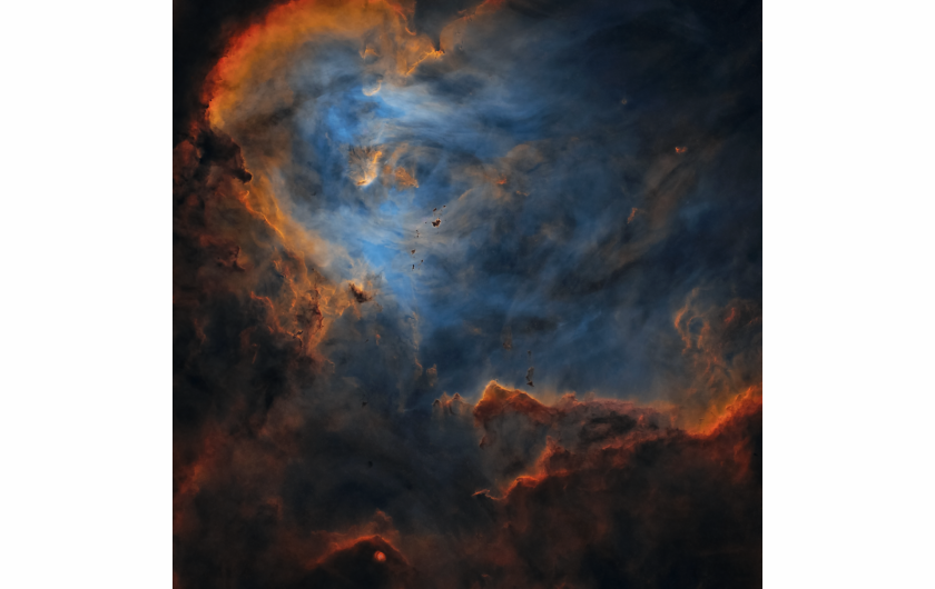 fot. Bogdan Borz, Clouds in IC 2944, 2. miejsce w kat. Start and Nebulae