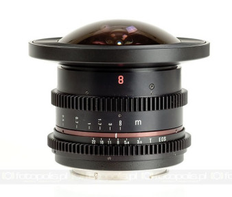 Samyang V-DSLR 8mm f/3,5 Aspherical IF MC Fish-eye CS - wersja dla filmowców