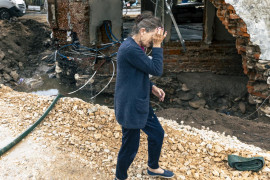 Fot. Filip Naumienko, Fotografie wykonane między 15 a 19 września 2024 roku. Autor skupił się na fotografowaniu mieszkańców miejsc najbardziej dotkniętych przez błyskawiczną powódź, by pokazać dramat tej katastrofy oraz to, jak ludzie walczą z nią i naprawiają jej skutki.<br><br>1 nagroda w kat. Current Events - Stories / Grand Press Photo 2025