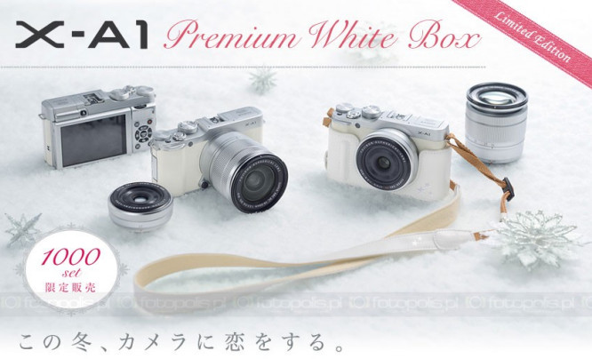 Fujifilm X-A1 - biała wersja w Japonii