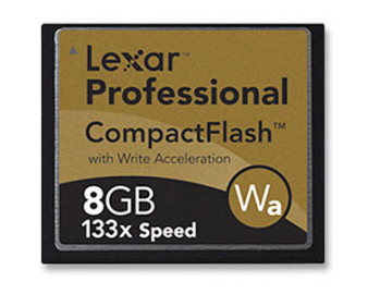 Lexar Professional 8GB CompactFlash 133X - najszybsza, największa