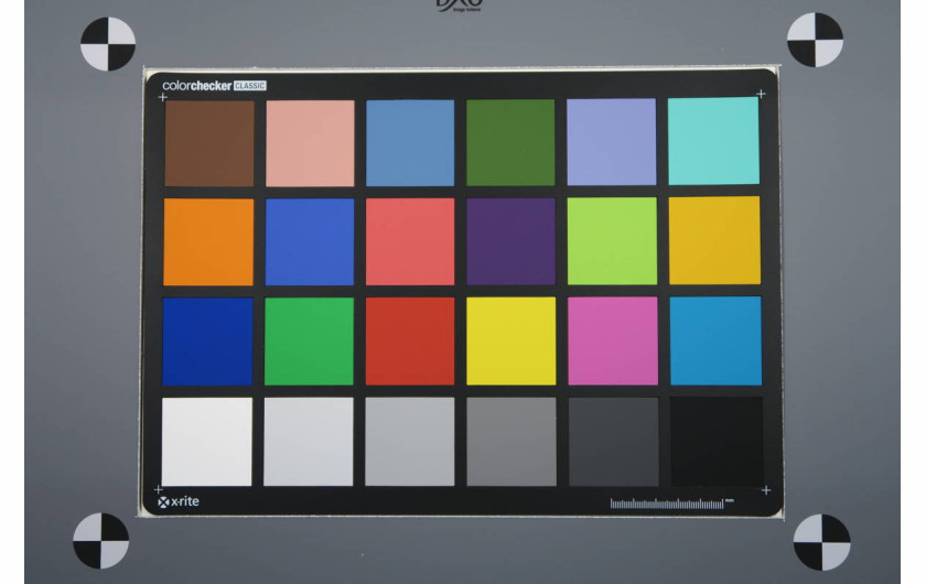 Canon PowerShot G7 X - reprodukcja kolorów, tablica testowa