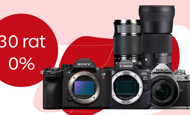 30 rat 0% na wybrane aparaty i obiektywy z okazji 30. urodzin CEWE FOTOJOKER